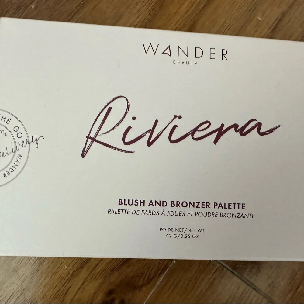 NWT WANDER BEAUTY Riviera Blush and Bronzer Palette